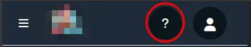 Help icon button mobile